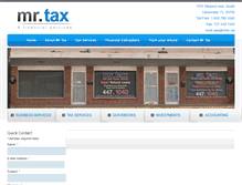 Tablet Screenshot of mrtax.net